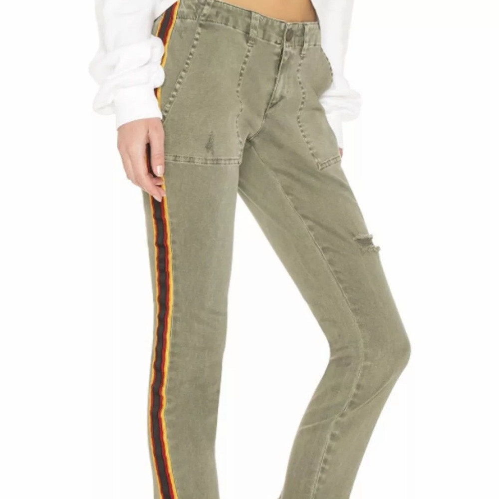 Pam & Gela cropped track pant size 27